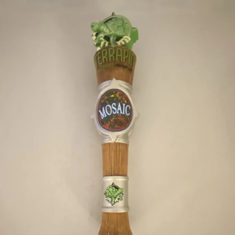 Terrapin Beer Co. Mosaic Beer Tap Handle Knob Beer Tap Handle Knob Breweriana
